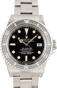 Vintage Rolex Sea-Dweller 1665 Double Red Patent Pending