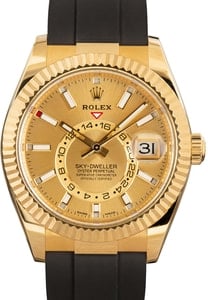 Used Rolex Sky-Dweller Ref 326238 Champagne Dial
