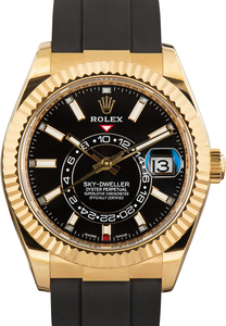 Pre-Owned Rolex Sky-Dweller 326238 18k Yellow Gold