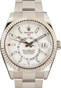 Used Rolex Sky-Dweller Ref 326934 White Dial