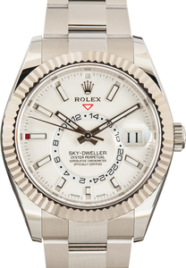 Pre-Owned Rolex Sky-Dweller Ref 326934 White Chromalight Dial