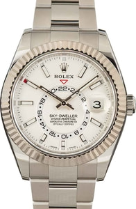 Used Rolex Sky-Dweller 326934 White Dial