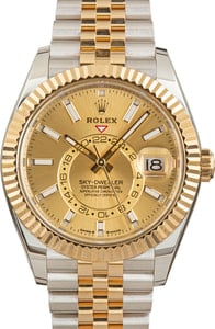 Used Rolex Sky-Dweller Ref 336933 Champagne Dial