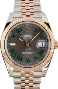 Rolex Datejust 41 Ref 126331 Slate Wimbledon Dial