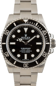 Rolex Submariner 40MM Stainless Steel, Ceramic Bezel Black Chromalight Dial, B&P (2018)