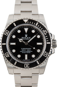 Rolex Submariner 114060 Ceramic No Date