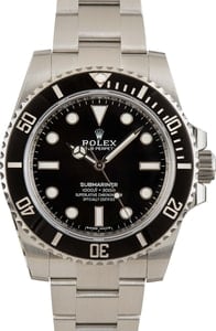 Rolex Submariner 40MM Stainless Steel, Oyster Band Black Chromalight Dial, B&P (2020)