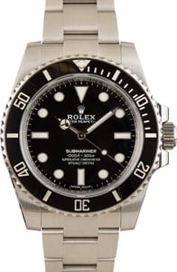 Rolex Submariner 40MM Stainless Steel, Ceramic Bezel No Date Black Dial, B&P (2020)
