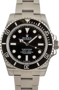 Rolex Submariner 40MM Stainless Steel, Ceramic Bezel No Date Dial, Rolex Papers (2017)