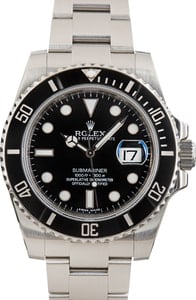 Preowned Rolex Submariner Ref 116610 Black Dial