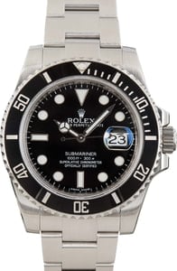 Rolex Submarine 116610 Black Chromalight Dial