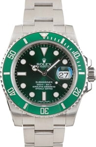 Used Men's Rolex Submariner Ref 116610LV Hulk