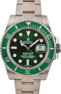 Men's Rolex Submariner 116610LV Green Ceramic Bezel