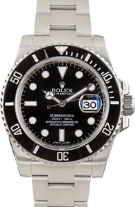Pre-Owned Rolex Submariner Ref 116610LN Black Cerachrom Bezel