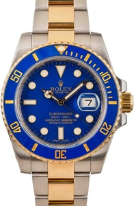 Rolex Submariner 116613 Matte Blue Dial