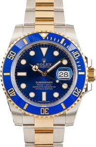 Used Rolex Submariner 116613 Blue Ceramic Bezel