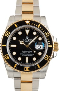 Used Rolex Submariner Black Dial Ref 116613LN Ceramic Bezel