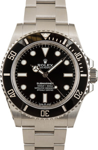 Rolex Submariner 41MM Stainless Steel, Oyster Band Black No Date Dial, B&P (2024)