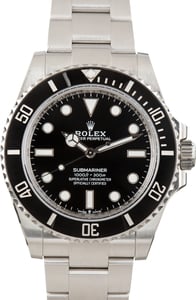 Pre-Owned Rolex Submariner 124060LN Black Chromalight Dial
