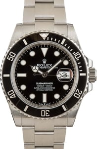 Rolex Submariner 41MM Stainless Steel, Oyster Band Black Chromalight Dial, B&P (2021)