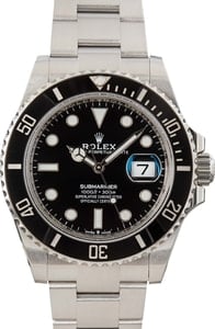 Used Rolex Submariner Steel 126610 Black Dial