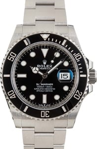Rolex Submariner Ref 126610 Black Date Dial