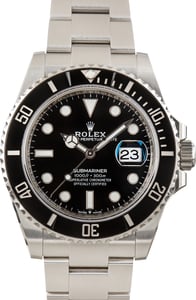 Pre-Owned Stainless Steel Rolex Submariner 126610LN