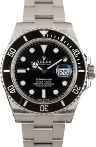 Pre-Owned Rolex Submariner Stainless Steel Ref 126610 Black Date Dial