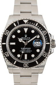 Used Rolex Submariner Black Chromalight Dial Ref 126610LN