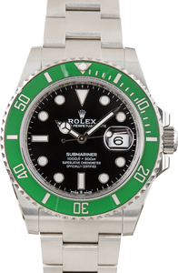 Used Rolex Submariner Ref 126610LV Green Starbucks
