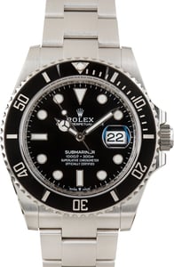 Used Steel Rolex Submariner Ref 126610 Black Dial & Bezel