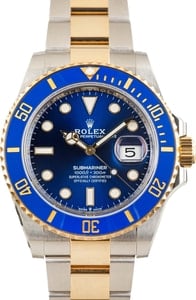 Used Rolex Submariner Blue 126613 Steel & 18k Gold