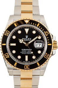 Pre-Owned Two Tone Rolex Submariner Ref 126613LN Chromalight Dial