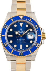 Used Rolex Submariner Ref 126613LB Blue Chromalight Dial