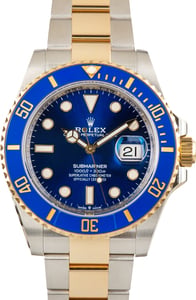 Pre-Owned Rolex Submariner Ref 126613LB Bluesy