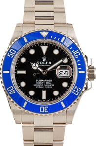 Rolex Submariner White Gold Ref 126619 Cookie Monster