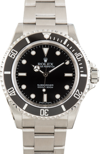 Pre-Owned Rolex Submariner No Date Black Dial Ref 14060