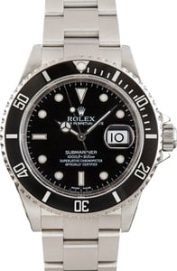 Pre-owned Rolex Submariner 16610