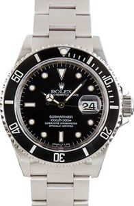 Mens Rolex Submariner 16610 Stainless Steel