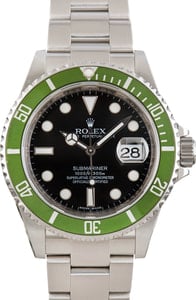 Used Rolex Submariner Ref 16610LV Kermit
