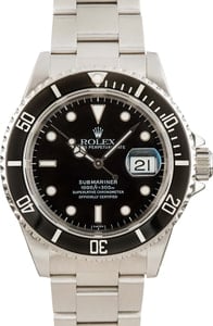 Rolex Submariner 16610 Black Dial