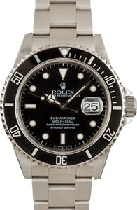 Rolex Submariner 40MM Stainless Steel, Oyster Band Black Tritium Dial, Rolex Box (1998)