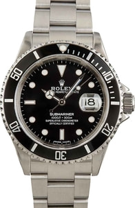 Rolex Submariner 16610T Black Bezel