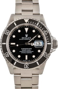 Rolex Submariner 16610 Black Dial Men's Watch