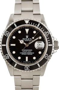 Pre-Owned Rolex Submariner 16610 Stainless Steel