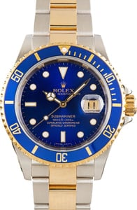 Rolex Submariner Ref 16613T Blue
