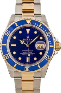 Rolex Submariner 16613 Blue Dial & Bezel