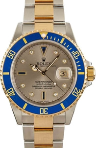 Rolex Submariner 16613T Serti Dial