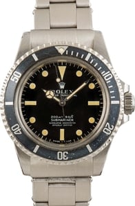 Rolex Submariner 5512 Stainless Steel