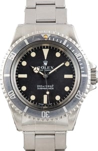 183340 Vintage Rolex Submariner Ref 5513 Meters First